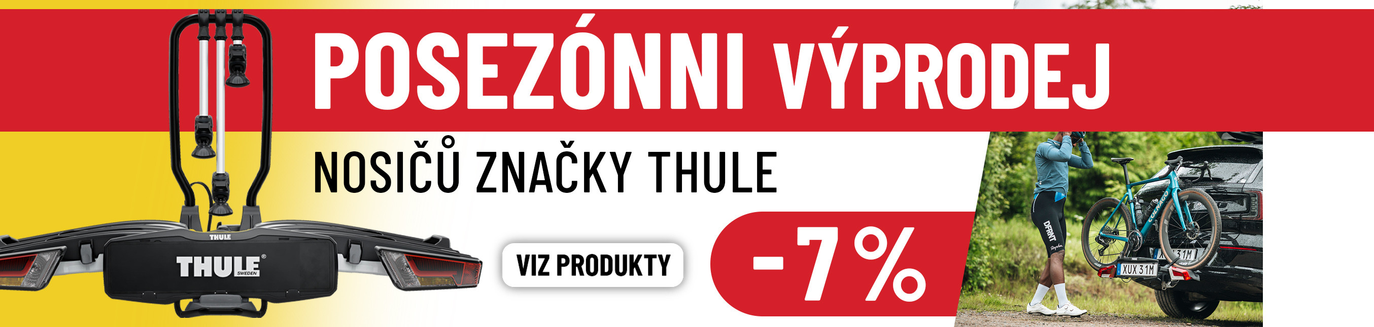 Nosiče kol THULE nyní se slevou 7 %!